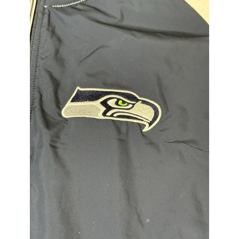 Seattle Seahawks Cutter & Buck Adapt Eco Knit Hybrid Recycled Quarter-Zip XL
